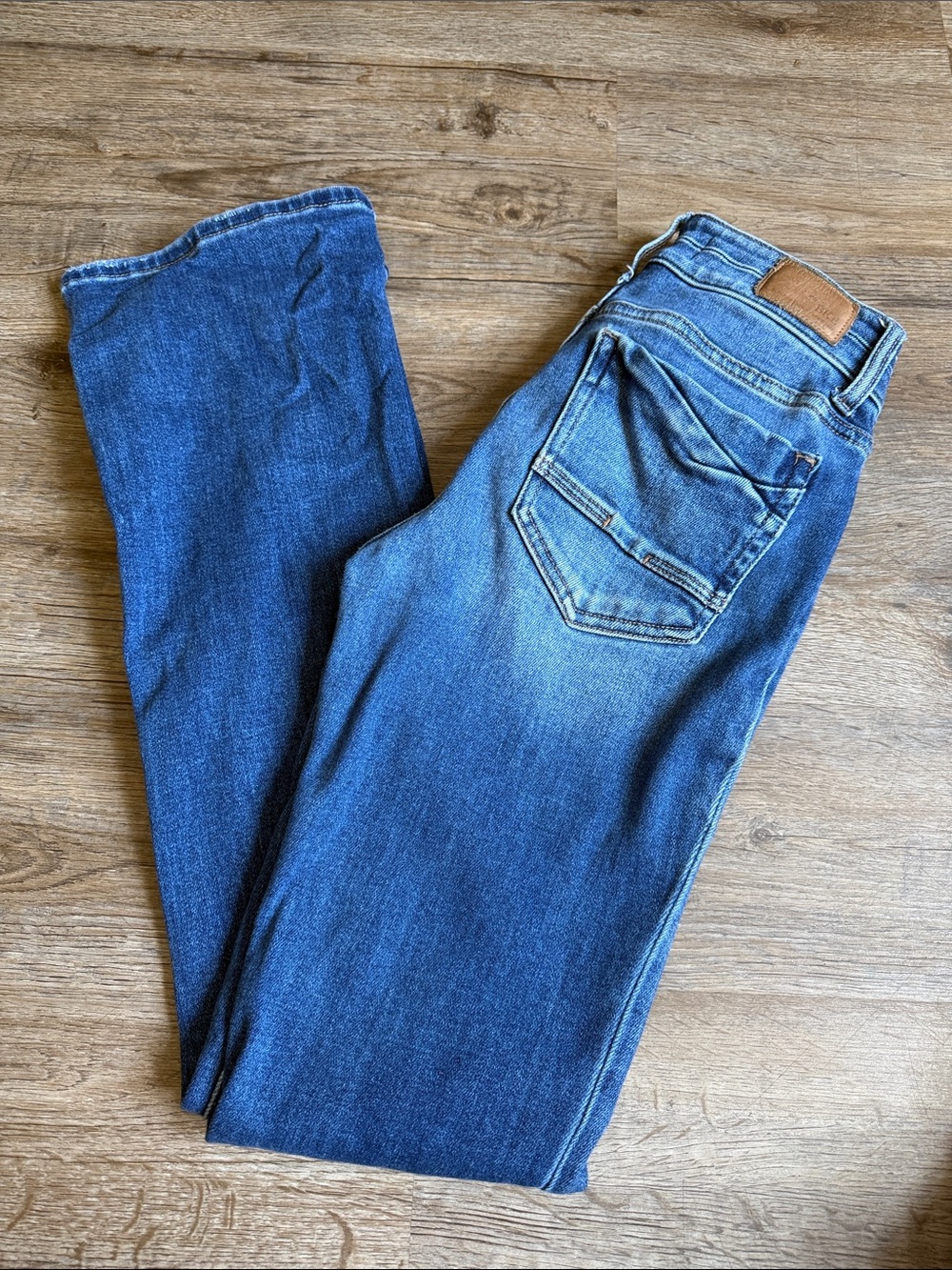 BKE Women's Blue Boot Cut Jeans